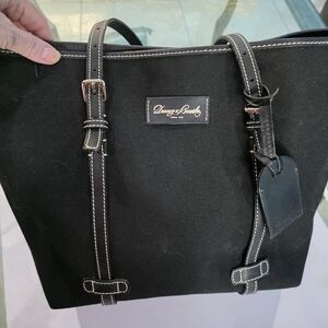 Dooney & Bourke Black Canvas Tote